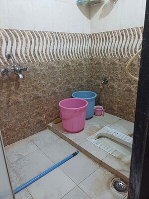 Bathroom in 1 BHK Apartment at Ghansoli Sector 21 – for Rent