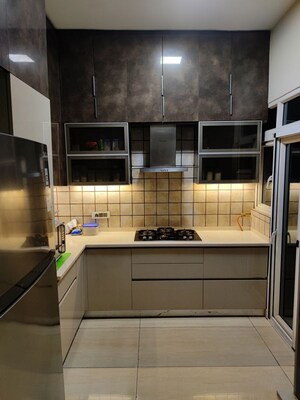 Kitchen in 3 BHK Apartment at Gaur Sportswood, Sector 79 – for Rent