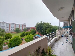 Balcony in 3 BHK Builder Floor at Rajendra Nagar Sector 3 – for Rent