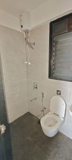 Bathroom in 1 BHK Apartment at Chandak 34 Park Estate, Goregaon West – for Rent