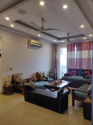 Living Room in 4 BHK Apartment at Sector 107 – for Rent