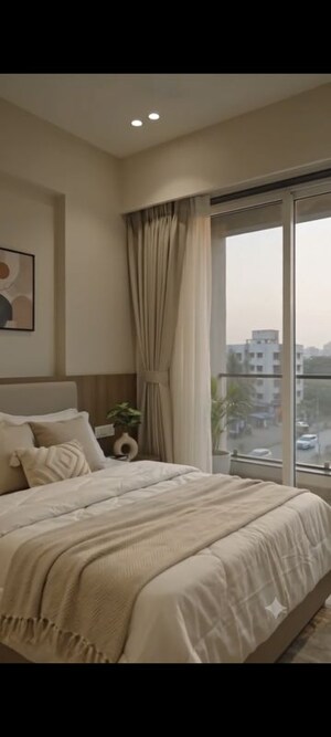 Bedroom in 2 BHK Apartment at Sankalp Sai Nandan, Kamothe Sector 35 – for Sale