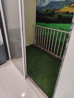 Balcony in 2 BHK Apartment at Lotus Urban Hills, Shilphata – for Sale