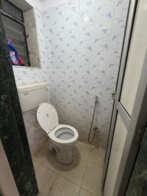 Bathroom in 1 BHK Apartment at Rajnigandha CHS Vasant Vihar, Vasant Vihar – for Rent