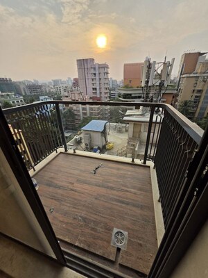 Balcony in 3 BHK Apartment at Majestic Amarjyoti CHS, Chembur – for Rent