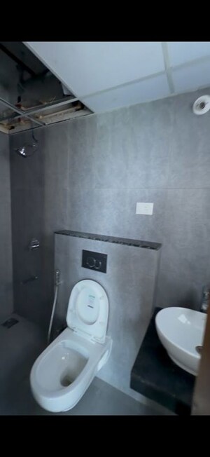 Bathroom in 3 BHK Apartment at Gera Planet Of Joy, Kharadi – for Rent