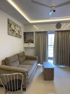 Living Room in 2 BHK Apartment at Dhanori – for Rent