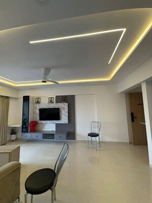Living Room in 2 BHK Apartment at Dhanori – for Rent