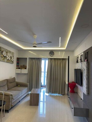 Living Room in 2 BHK Apartment at Dhanori – for Rent