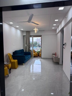 Living Room in 2 BHK Apartment at Wakad – for Rent
