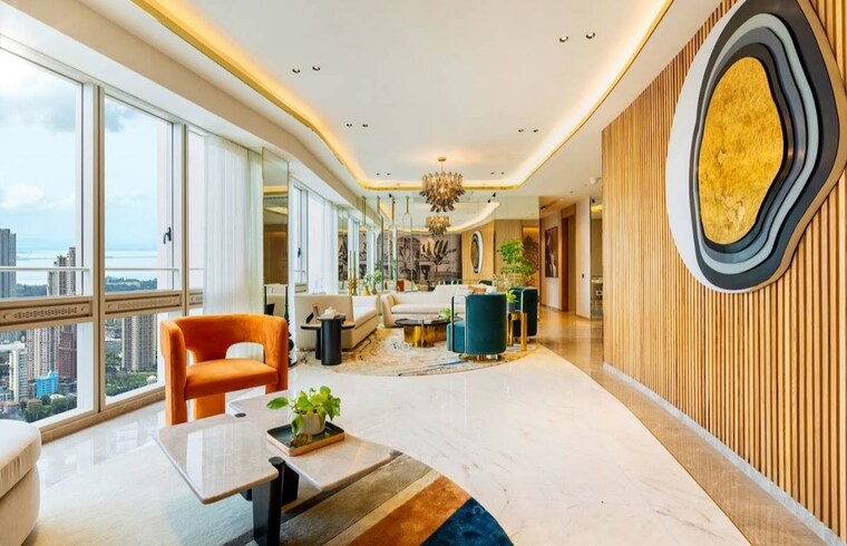 Living Room, vision-crest 3 Bedroom 2068 Sq.Ft. Apartment In Dadar West Mumbai 10776912