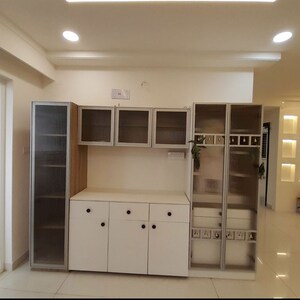 Living Room in 3 BHK Apartment at Aparna Sarovar Zicon, Nallagandla – for Rent