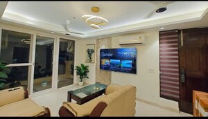 Living Room in 3 BHK Apartment at New Generation Maple Apartments, Dhakoli – for Sale