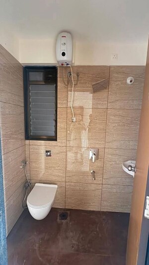 Bathroom in 2 BHK Apartment at Chandak 34 Park Estate, Goregaon West – for Rent