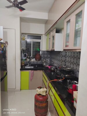 Kitchen in 2 BHK Apartment at Lodha Amara, Kolshet Road – for Rent