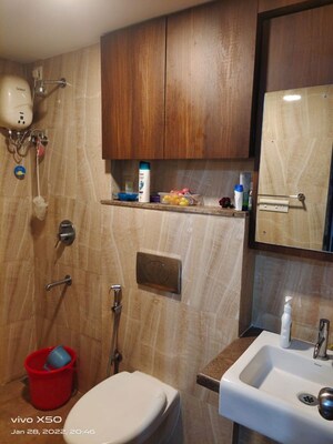 Attached Bathroom in 2 BHK Apartment at Lodha Amara, Kolshet Road – for Rent