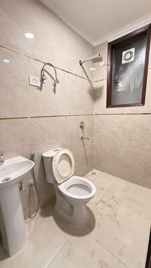 Bathroom in 2 BHK Builder Floor at Chattarpur – for Rent