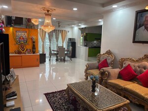 Living Room in 3 BHK Apartment at Aparna Cyber Life, Nallagandla – for Rent