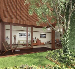 4 BHK Apartment – Exterior View View at Total Environment In That Quiet Earth, Hennur Road - for Sale
