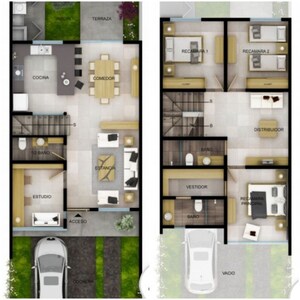 Floor Plan in 3 BHK Independent House at Pandeypur – for Sale