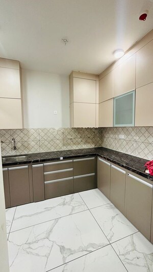 Kitchen in 3 BHK Apartment at Rahul Downtown, Punawale – for Rent
