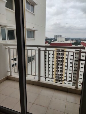 Balcony in 2 BHK Apartment at Mantri Webcity, Hennur Road – for Rent