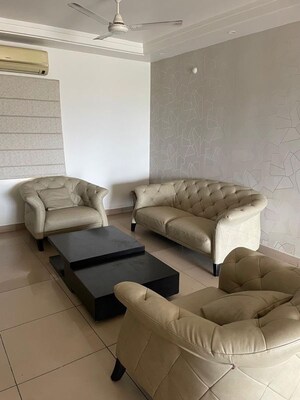 Living Room in 3 BHK Apartment at Aparna Sarovar, Nallagandla – for Rent