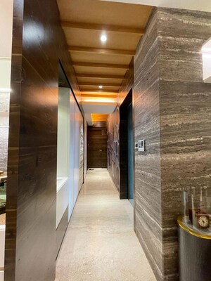 Building Lobby in 3 BHK Apartment at Omkar Alta Monte, Malad East – for Rent