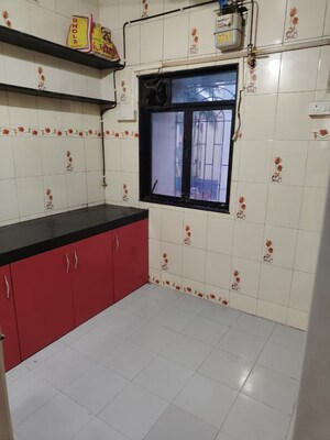 Kitchen in 1 RK Apartment at Pooja CHS Khanda Colony, Khanda Colony – for Rent