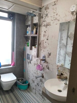 Bathroom in 1 BHK Apartment at Adityaraj Signature, Vikhroli East – for Sale