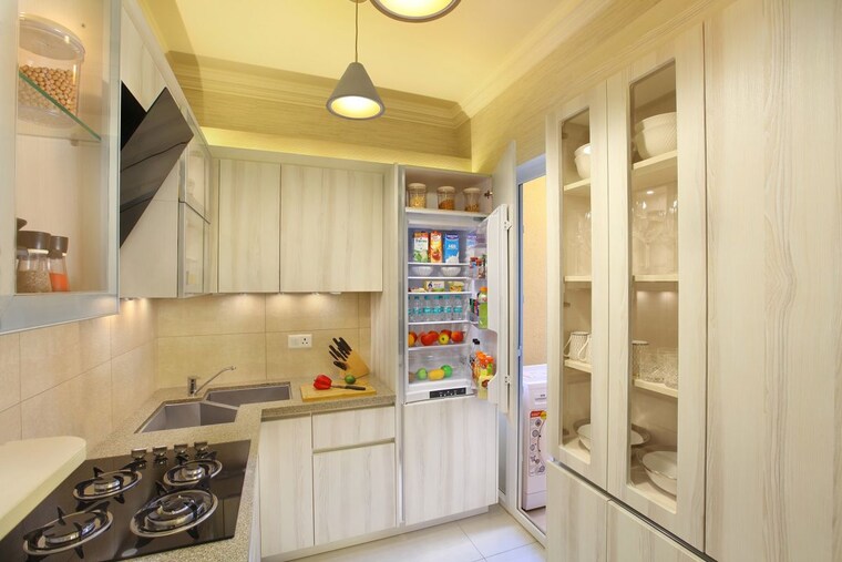 Kitchen, central-park-flower-valley 3 Bedroom 1230 Sq.Ft. Apartment In Sohna Sector 33 Gurgaon 10777126