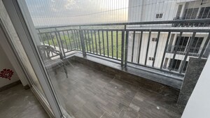 Balcony in 3 BHK Apartment at Hallmark Pinnacle, Kollur – for Rent