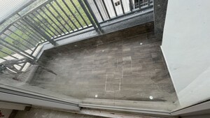 Balcony in 3 BHK Apartment at Hallmark Pinnacle, Kollur – for Rent