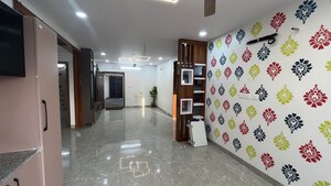 Living Room in 3 BHK Apartment at Hallmark Pinnacle, Kollur – for Rent