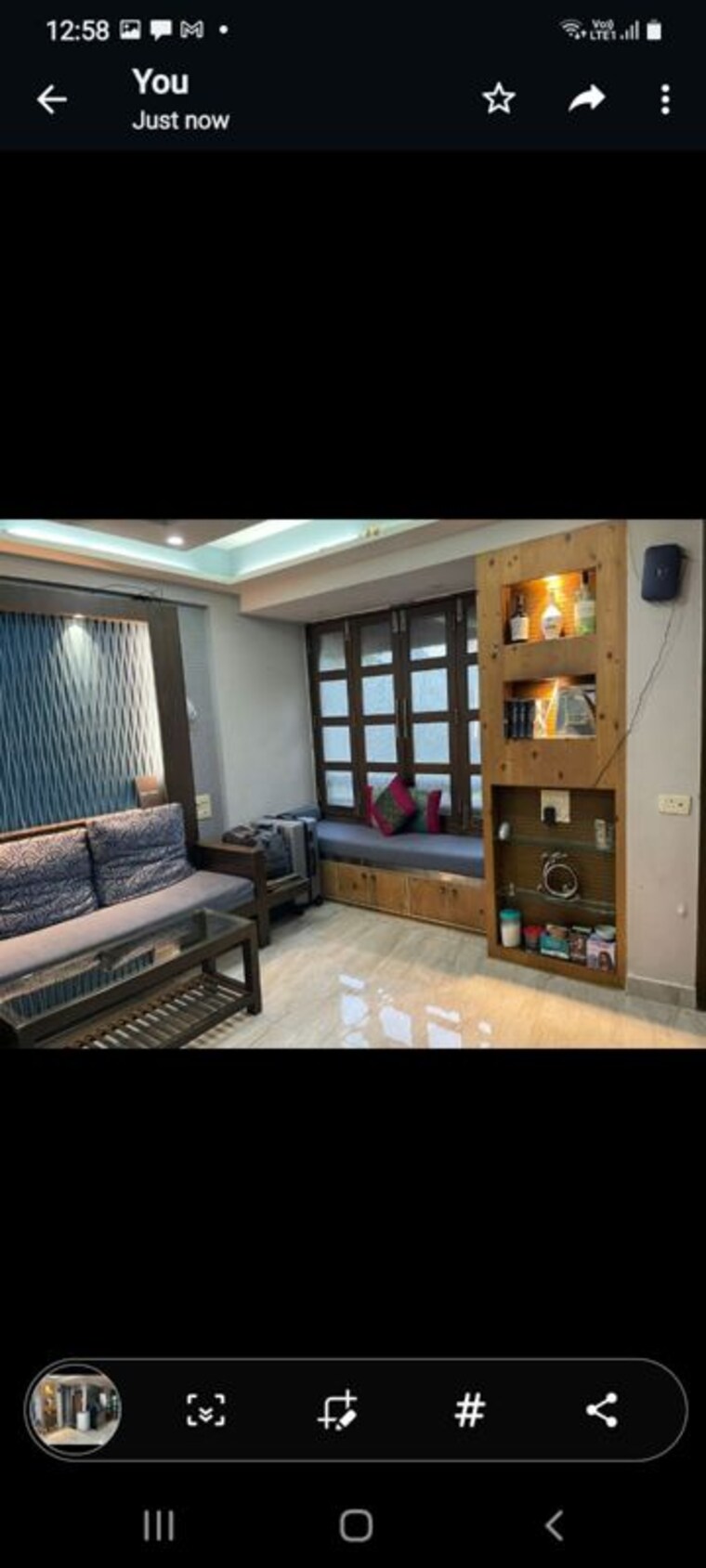 Living Room, gypsy-apartment 1 Bedroom 500 Sq.Ft. Apartment In Powai Mumbai 10777194
