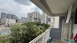 Balcony in 3 BHK Apartment at The Ozone Heights, Osman Nagar – for Rent