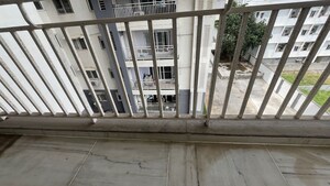 Balcony in 3 BHK Apartment at The Ozone Heights, Osman Nagar – for Rent