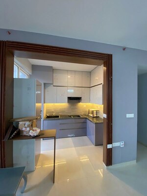 Kitchen in 4 BHK Apartment at Unitech The Residences Gurgaon, Sector 33 – for Rent