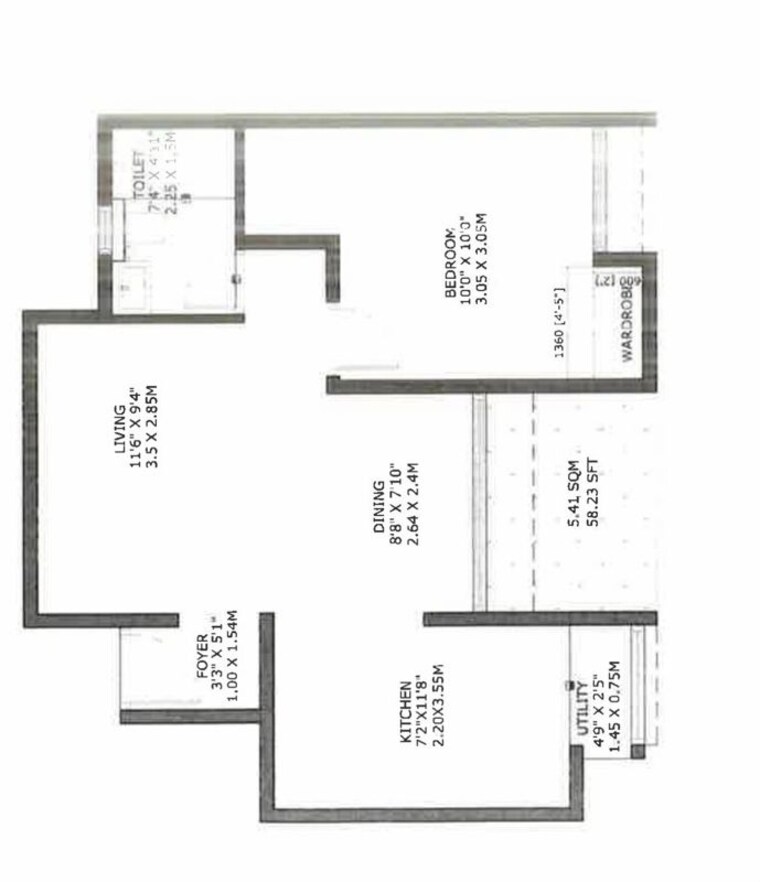 Floor Plan, assetz-63-degree-east 1 Bedroom 704 Sq.Ft. Apartment In Off Sarjapur Road Bangalore 10777165
