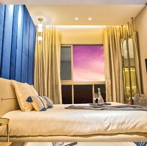 Bedroom in 2 BHK Apartment at Runwal Lands End, Kolshet – for Sale