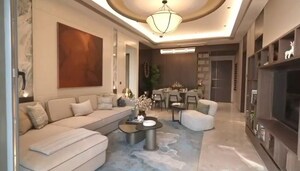 Living Room in 3 BHK Apartment at Godrej Five Gardens, Matunga East – for Sale