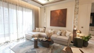 Living Room in 3 BHK Apartment at Godrej Five Gardens, Matunga East – for Sale