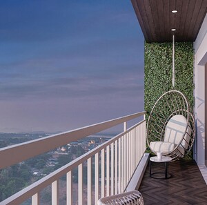 Balcony in 2 BHK Apartment at Runwal Lands End, Kolshet – for Sale