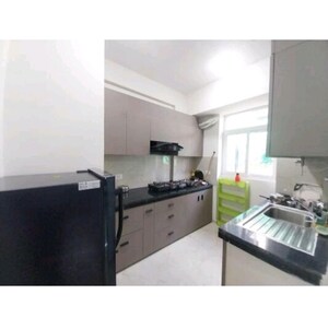 Kitchen in 2.5 BHK Builder Floor at Smart World Gems, Sector 89 – for Rent