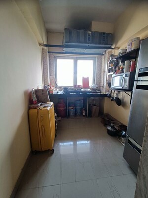 Kitchen in 1 BHK Apartment at Crystal Isle Apartment, Goregaon East – for Sale