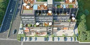  Office Space – Exterior View View at R Sheladia Patron, Bodakdev - for Rent