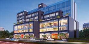  Office Space – Exterior View View at R Sheladia Patron, Bodakdev - for Rent