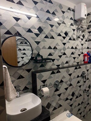 Bathroom in 1 BHK Apartment at Roha Vatika, Kurla East – for Rent