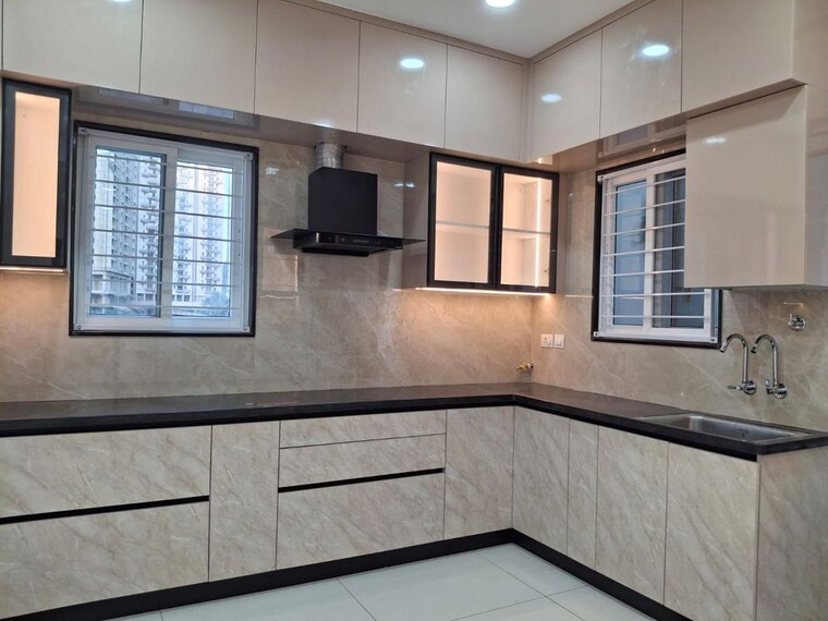 Kitchen, aparna-zenon 3 Bedroom 2257 Sq.Ft. Apartment In Puppalaguda Hyderabad 10777399