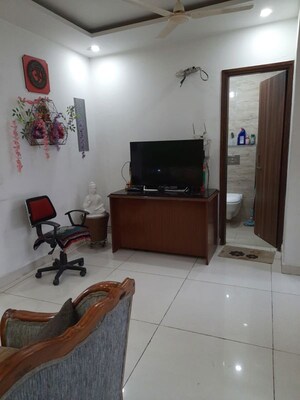 Living Room in 3 BHK Builder Floor at Motia Blue Ridge, Dhakoli – for Sale